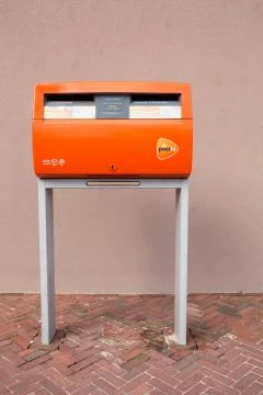 PostNL Mailbox Stock Photos