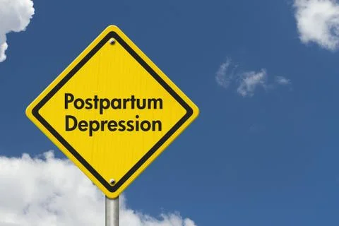 Postpartum Depression Warning Sign Stock Illustration