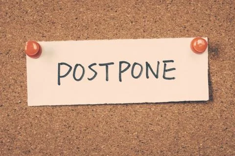 Postpone Stock Photos