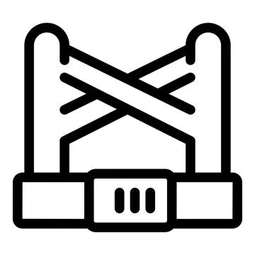 Posture corrector fixing back using support belts icon Stock Illustration