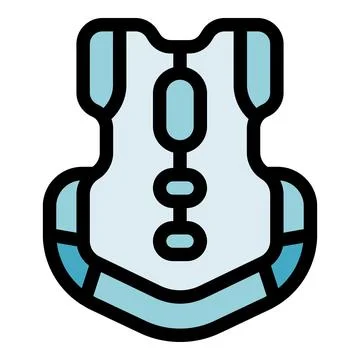 Posture corrector maintaining good posture and preventing back pain Stock Illustration