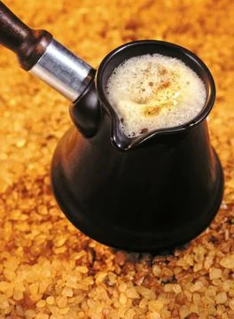 Pot And Sand Stock Photos