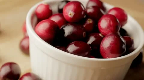 Pot of cranberries Vidéo 12707232