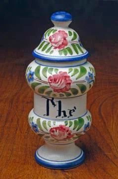 Pot with earthenware tea Stock Photos