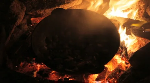 Pot on fire 02 Stock Footage 2085650