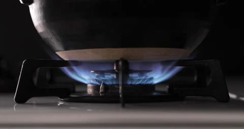 Pot of the fire Video stock 152198079