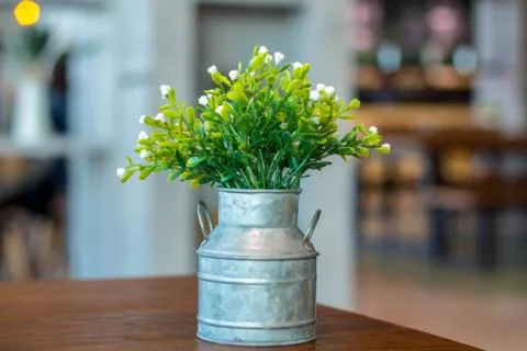 Pot of flower Stock Photos