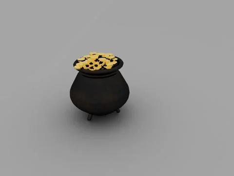 Pot of gold Stock-Illustration