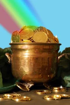 Pot of Gold Stock Photos