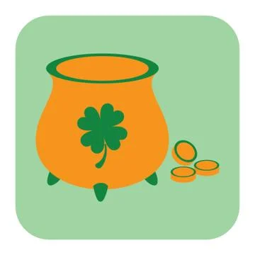 Pot Of Golds Stock-Illustration