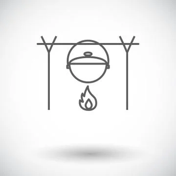 Pot icon Stock Illustration