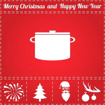 Pot Icon Vector Stock Illustration