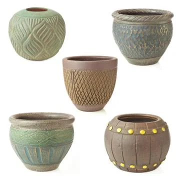 Pot isolated Stock Photos