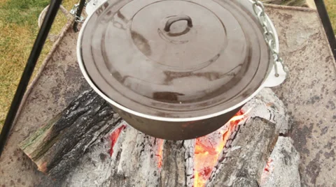 Pot with lid Video stock 34360644