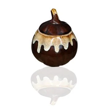Pot with lid Foto stock