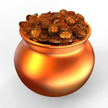 Pot Of Money Illustration