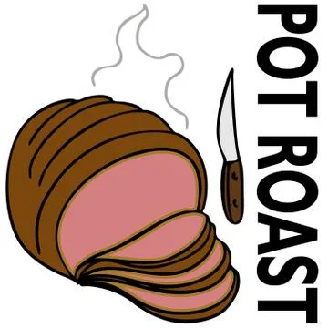 Pot roast Stock Illustration