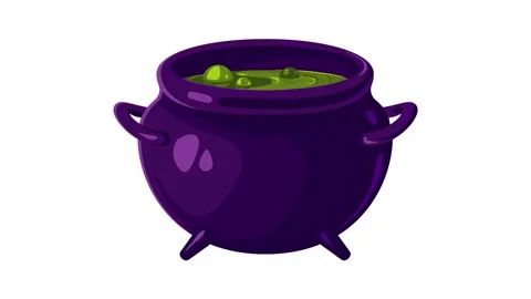 Pot of witch icon animation 動画素材 152556265
