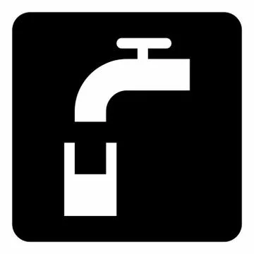 Potable water icon Stock Illustration