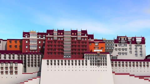 Potala Palace Stock Footage 26182228