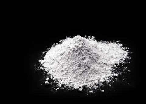 Potassium oxide, whose chemical formula is KO, consists of a white compound c Stock Photos