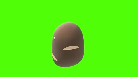 Potato 3D icon motion render Stock Footage 331194477