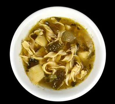 Potato and leek soup Stock Photos