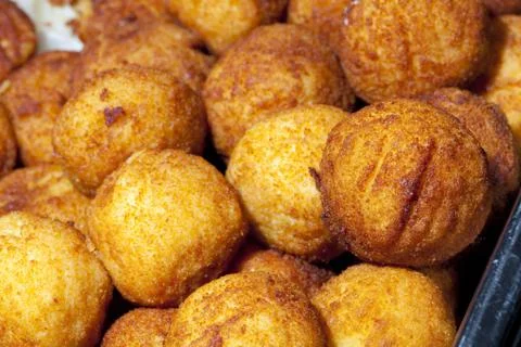 Potato balls Stock-Fotos