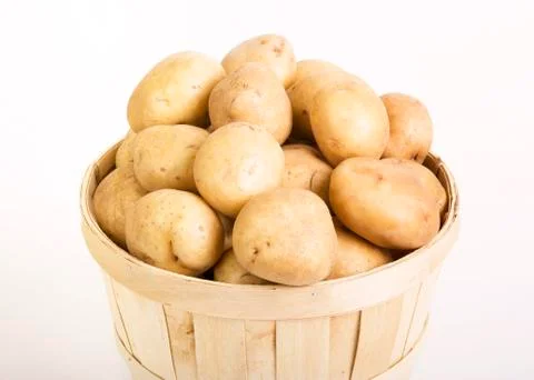 Potato Basket Stock Photos