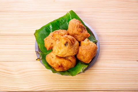 Potato Bonda Foto stock