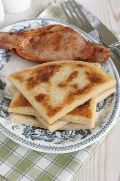 Potato cakes Stock Photos