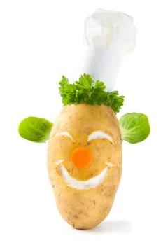 Potato chef Stock Photos