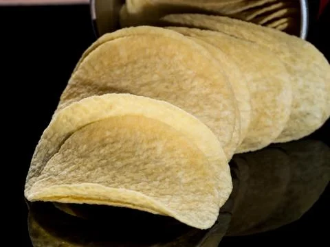Potato chip snack Stock Photos