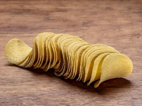 Potato chip snack Stock Photos