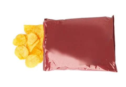 Potato chips bag Stock-Fotos