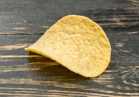 Potato chips with cheese Foto stock