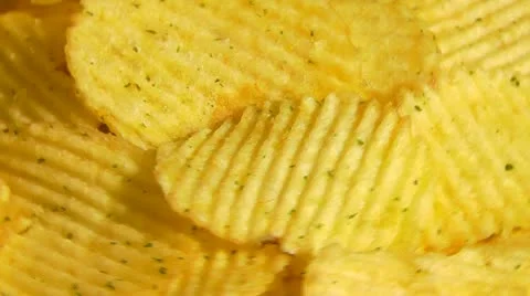 Potato chips Stock Footage 12019316