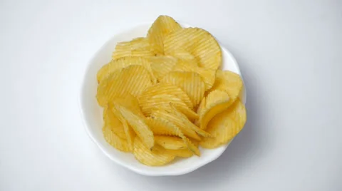 Potato chips Video stock 37037149