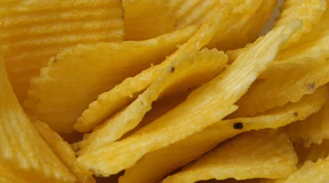 Potato chips Stock Footage 37037744
