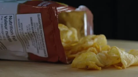 Potato Chips Stock Footage 42710648