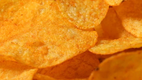 Potato chips Stock Footage 89529077