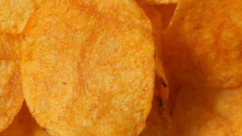 Potato chips Stock Footage 90481278