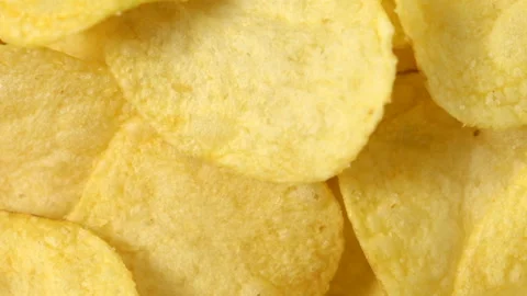Potato chips Video stock 91397329