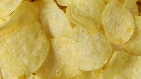 Potato chips Video stock 91733024