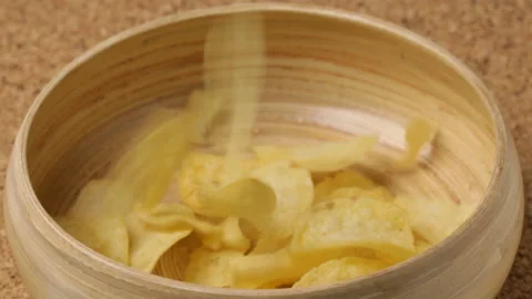 Potato chips Stock Footage 93828173