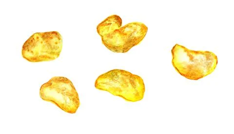 Potato chips Stock Illustration