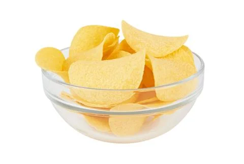Potato chips isolated Stock-Fotos