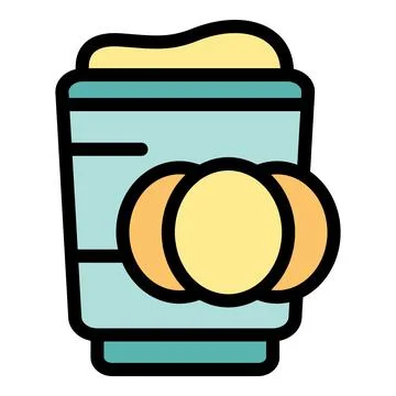 Potato chips packaging design with chips appearing from behind Illustrazione stock