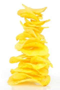 Potato chips Stock Photos