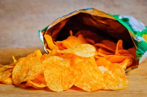 Potato chips Stock Photos